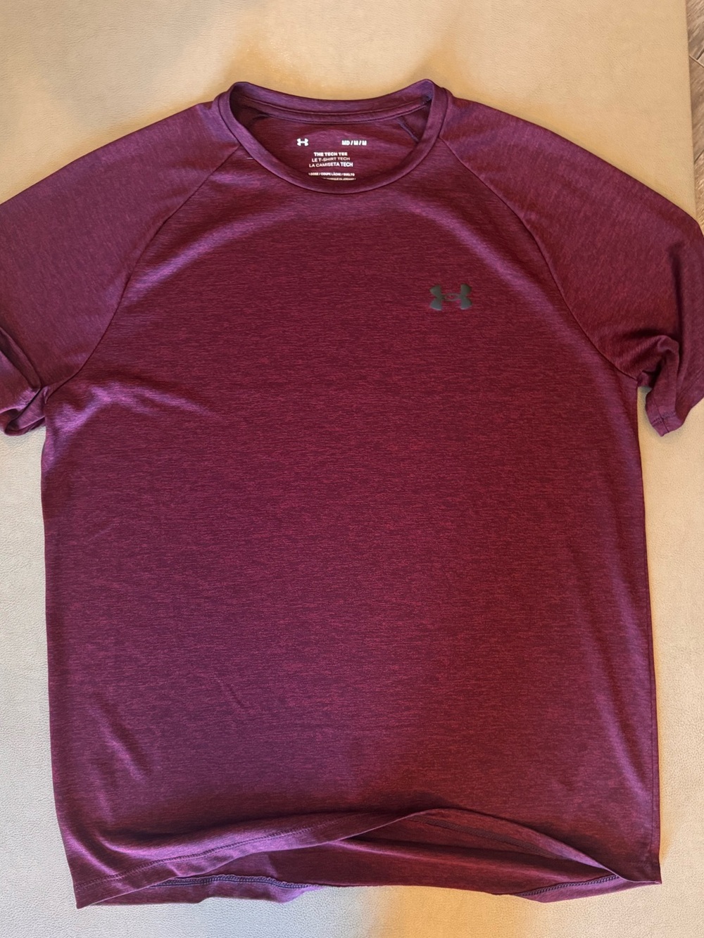 Under Armour Men’s Burgundy Athletic Short-Sleeve Tee